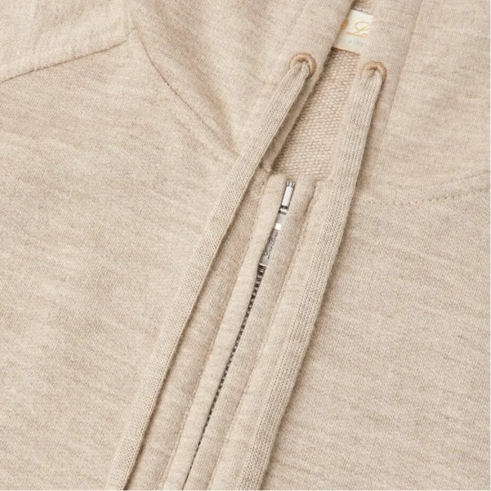 Cotton Zip-Up Hoodie