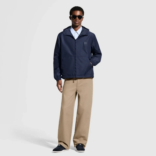 Damier Reversible Nylon Jacket