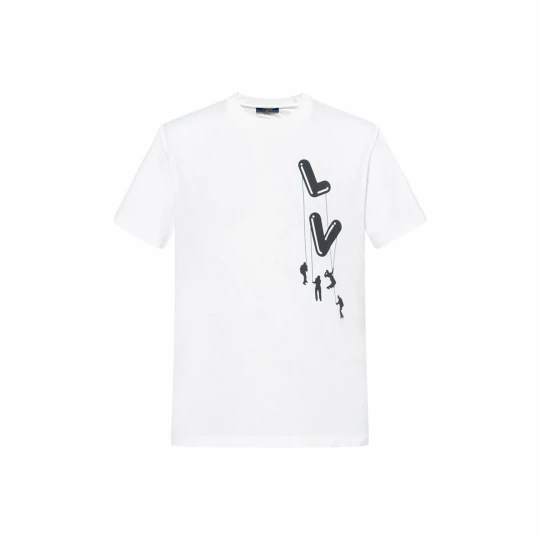 Floating LV Printed T-Shirt