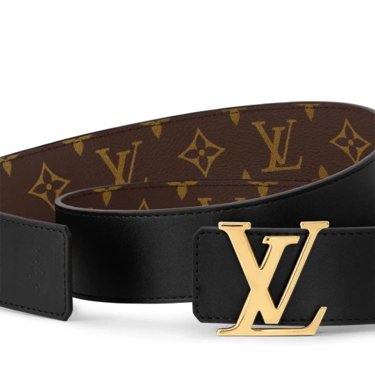 LV Initiales 40mm Reversible Belt - Monogram Brown