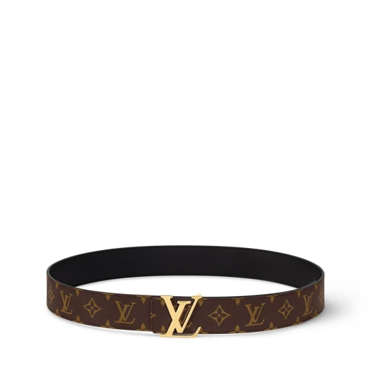 LV Initiales 40mm Reversible Belt - Monogram Brown