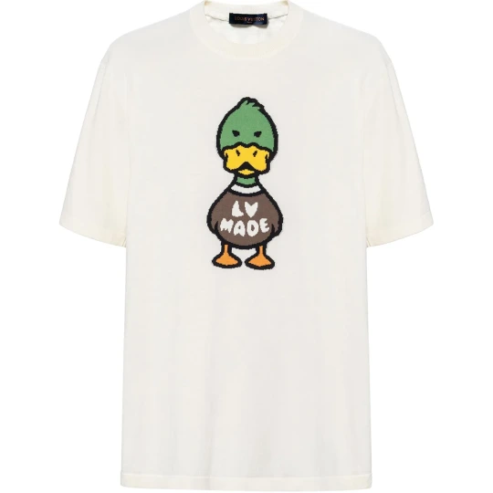 Made Duck Intarsia Knit T-Shirt