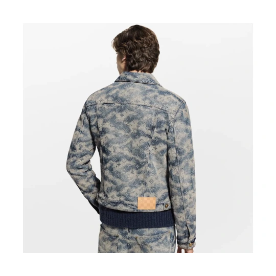 Monogram Denim Trucker Jacket