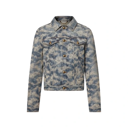 Monogram Denim Trucker Jacket