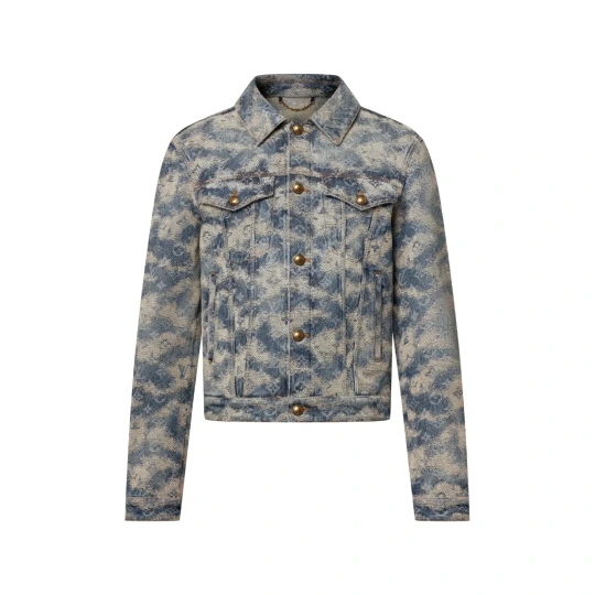 Monogram Denim Trucker Jacket