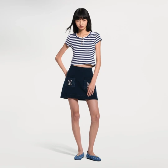 Striped Fitted T-Shirt