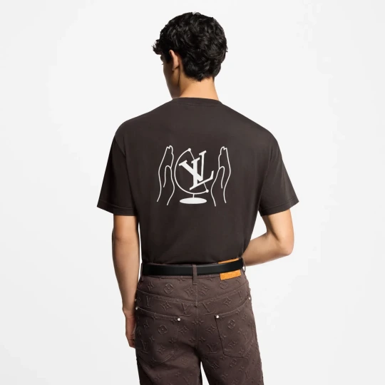 Washed Printed Cotton T-Shirt