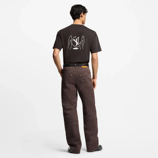 Washed Printed Cotton T-Shirt