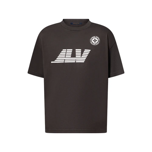Washed Printed Cotton T-Shirt