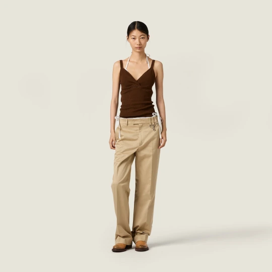 Cotton knit top