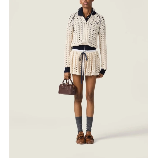 Crochet Zip-Up Cardigan