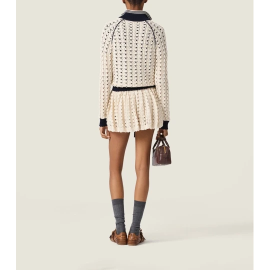 Crochet Zip-Up Cardigan
