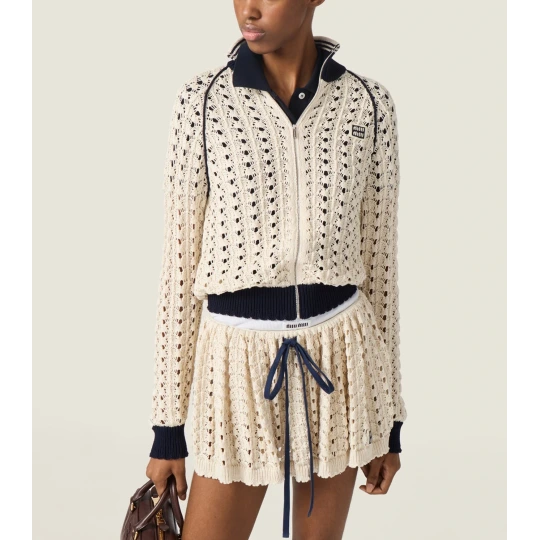 Crochet Zip-Up Cardigan