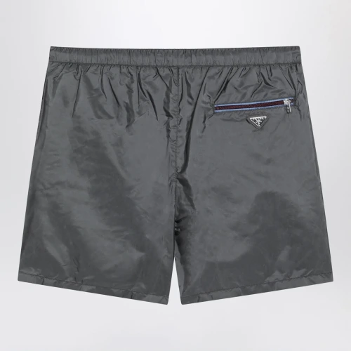 Re-Nylon Triangle-Logo Shorts