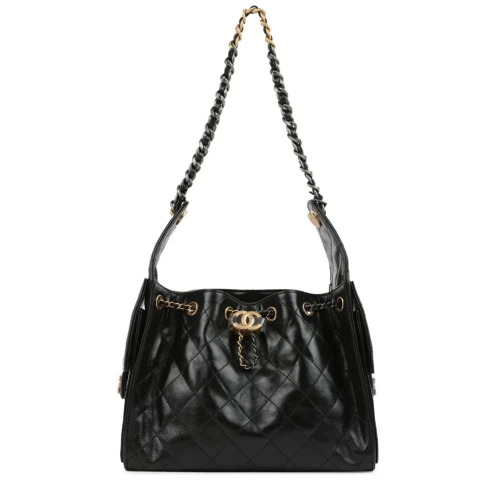 Leather shoulder bag