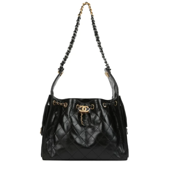 Leather shoulder bag