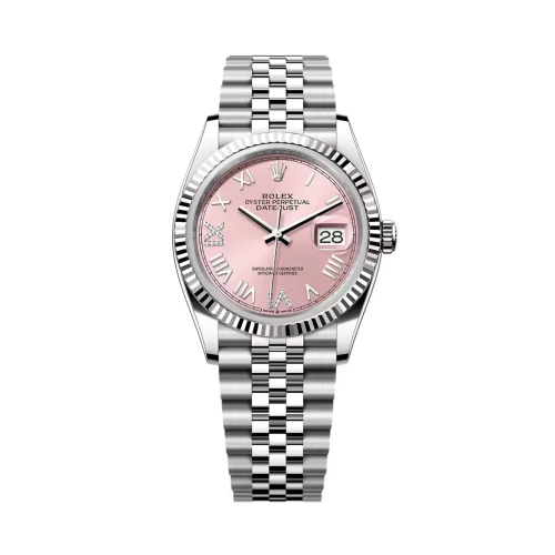 Datejust 36mm Pink Dial Oystersteel