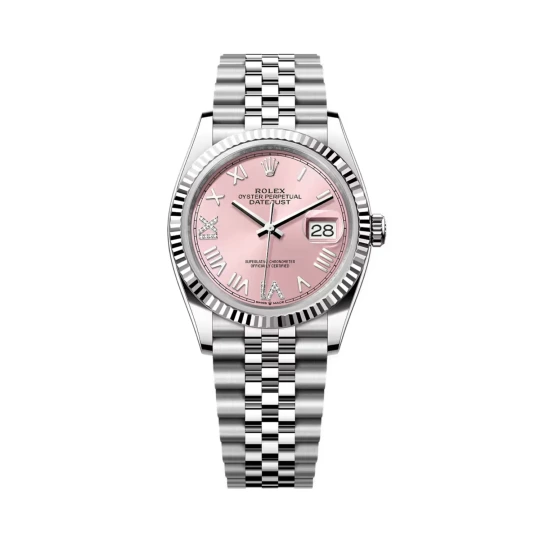 Datejust 36mm Pink Dial Oystersteel