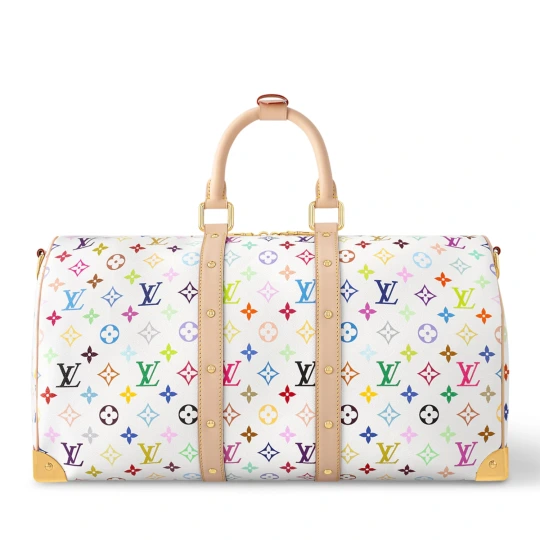 Keepall Bandoulière 45 x Murakami White