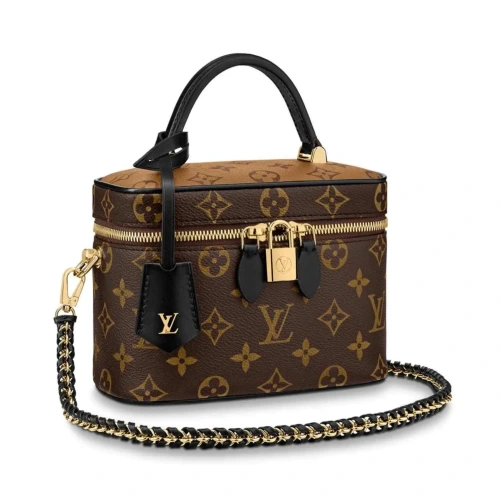 Vanity Monogram Canvas Bag Tan
