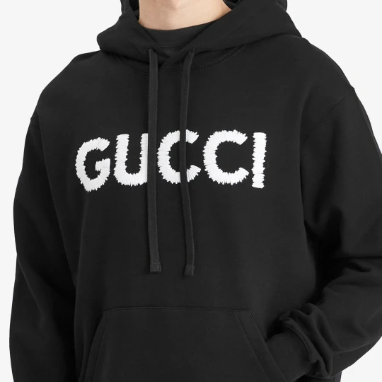 Embroidered Logo Hoodie