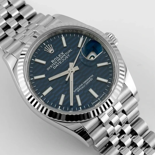 Datejust 36 126234 Blue Motif Dial Jubilee Watch
