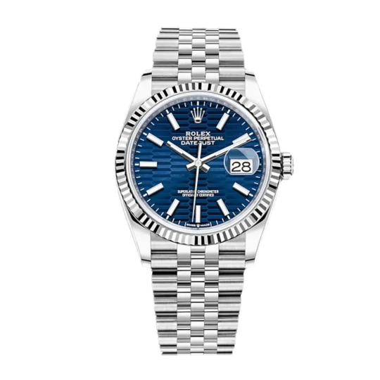Datejust 36 126234 Blue Motif Dial Jubilee Watch