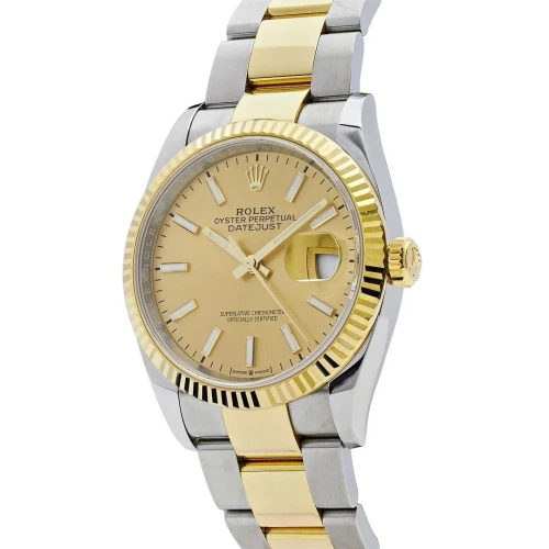 Datejust 41 126333 Yellow Gold Champagne Watch