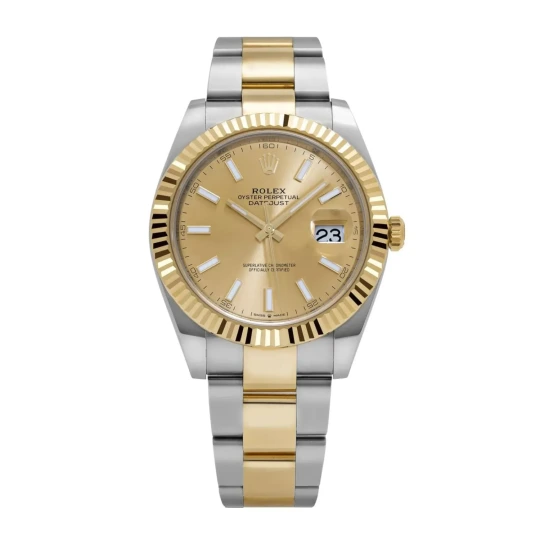Datejust 41 126333 Yellow Gold Champagne Watch