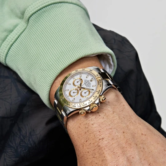 Daytona 126503 Yellow Gold White Dial Watch
