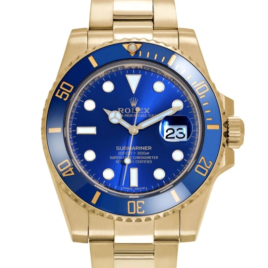 Submariner Date Yellow Gold Blue Dial 116618LB watch