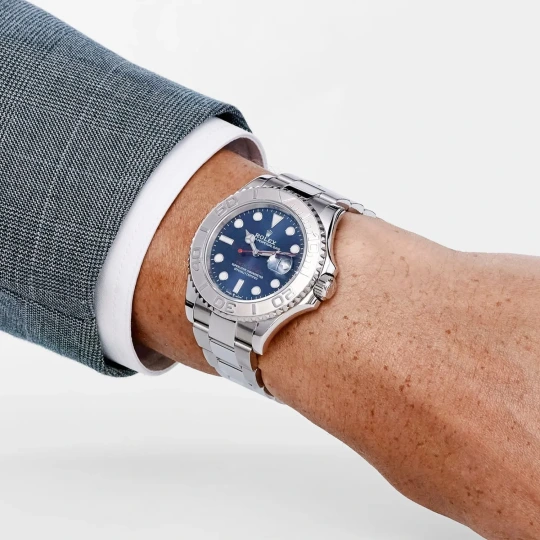 Yacht-Master 40 126622 Stainless Steel Blue Dial Watch