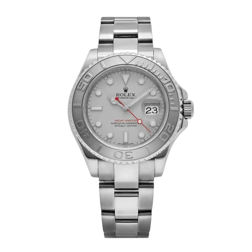 Yacht-Master 40 16622 Platinum Silver Dial Watch
