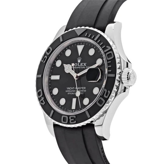 Yacht-Master 42 226659 White Gold Black Dial Watch