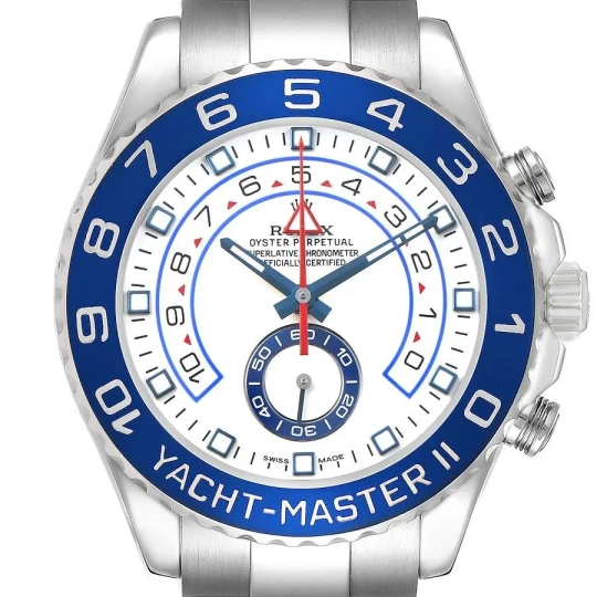 Yachtmaster II Steel Blue Cerachrom Bezel 116680 Mens Watch