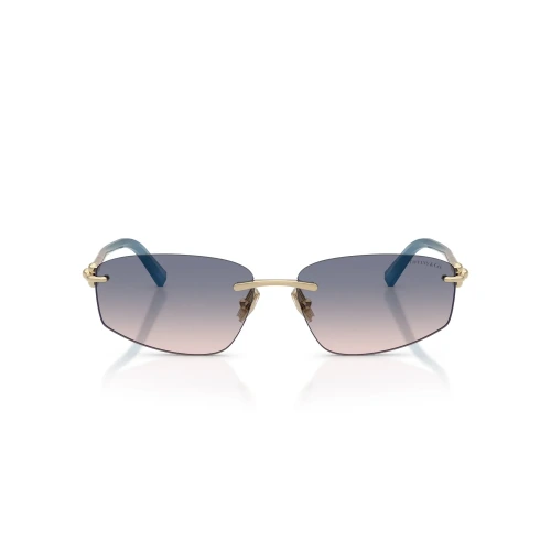Pale Gold Rectangle Sunglasses