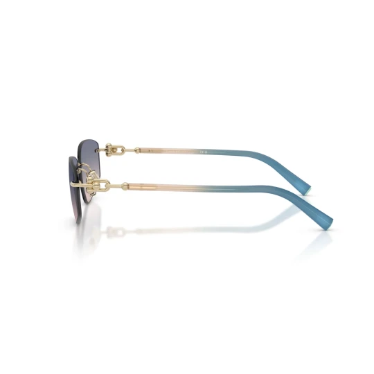 Pale Gold Rectangle Sunglasses