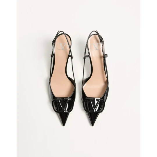 VLogo Signature Slingback Pump Black