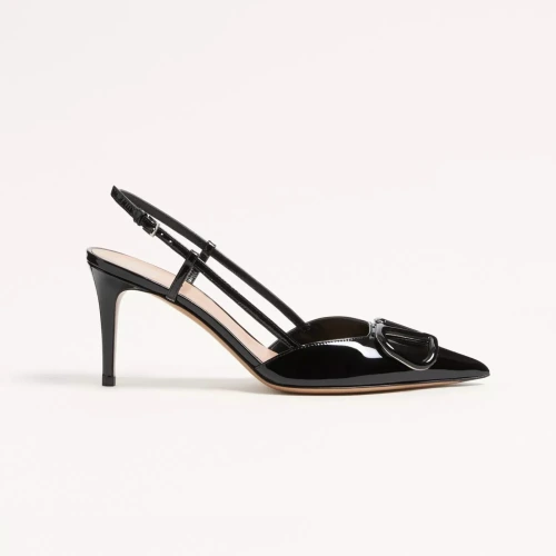 VLogo Signature Slingback Pump Black