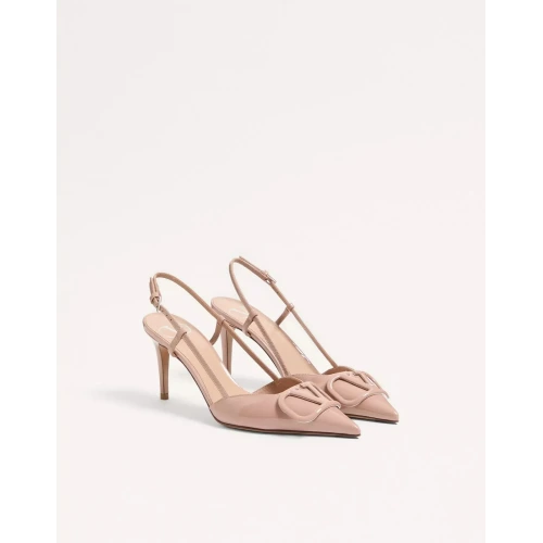 VLogo Signature Slingback Pump Nude