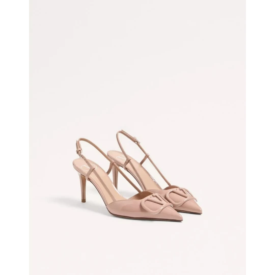 VLogo Signature Slingback Pump Nude