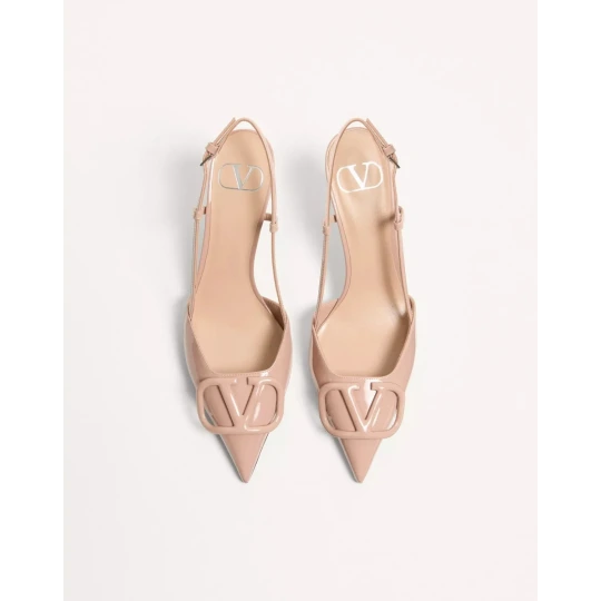 VLogo Signature Slingback Pump Nude