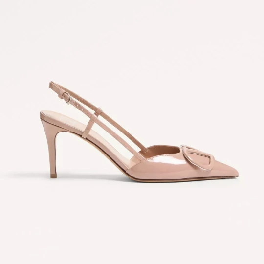 VLogo Signature Slingback Pump Nude