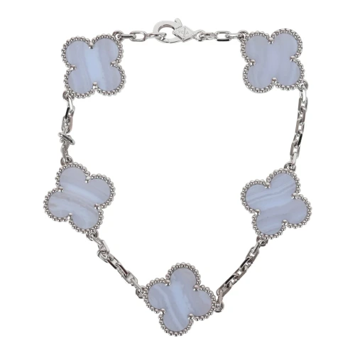 Purple Chalcedony 5-Motif Bracelet