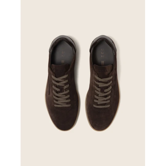 Suede Sneakers - Dark Brown