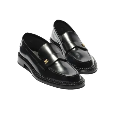 26C Black Loafers