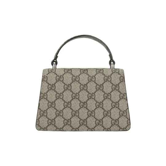 Ebony Collabed Logo Beige Bag