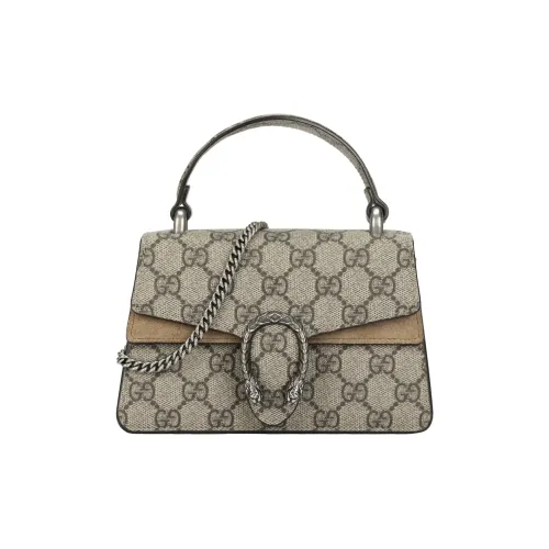 Ebony Collabed Logo Beige Bag
