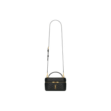 One-shoulder Black Clutch