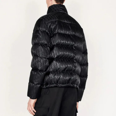 Oblique Black Men's Down Jacket